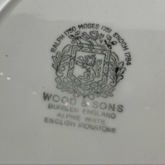 Wood and Sons Decorative Plate, “Fine Black Cherries” - Picture 2 of 4